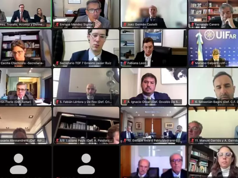 Comenzó el juicio por la "causa cuadernos"