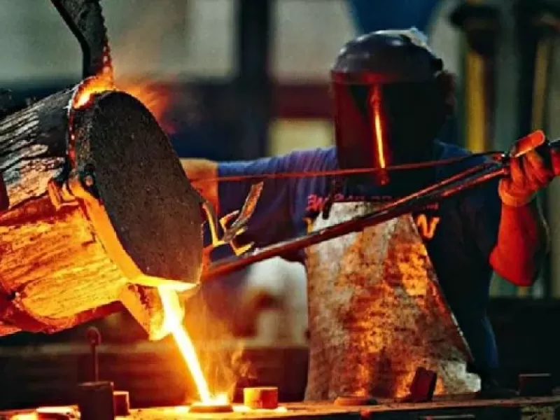 Volvi&oacute; a caer la actividad metal&uacute;rgica