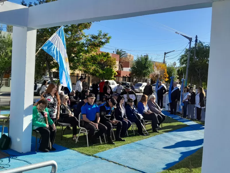 Vecinos de San José realizaron acto homenaje a los ex combatientes