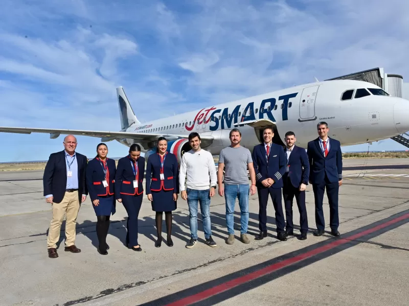 Trelew fortalece su conexión aérea con vuelos low cost