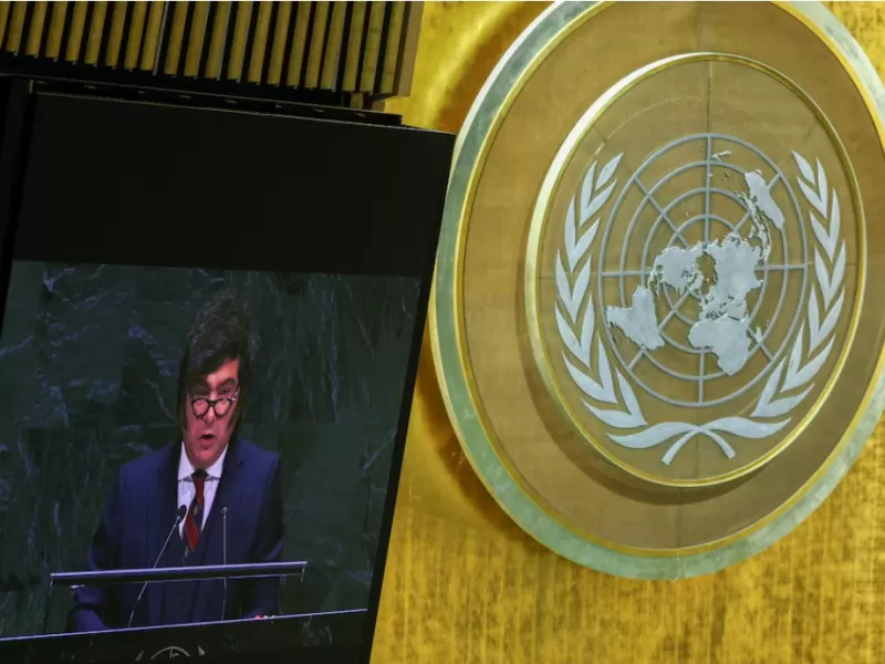Milei dio su discurso en la Asamblea de la ONU