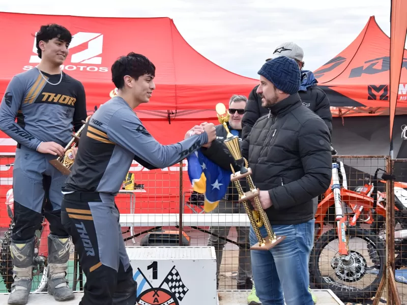 Merino participó de la 3ra fecha del MX Patagonia Norte de Motocross