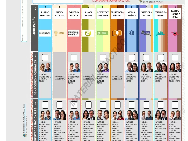 Una nueva forma de votar en octubre