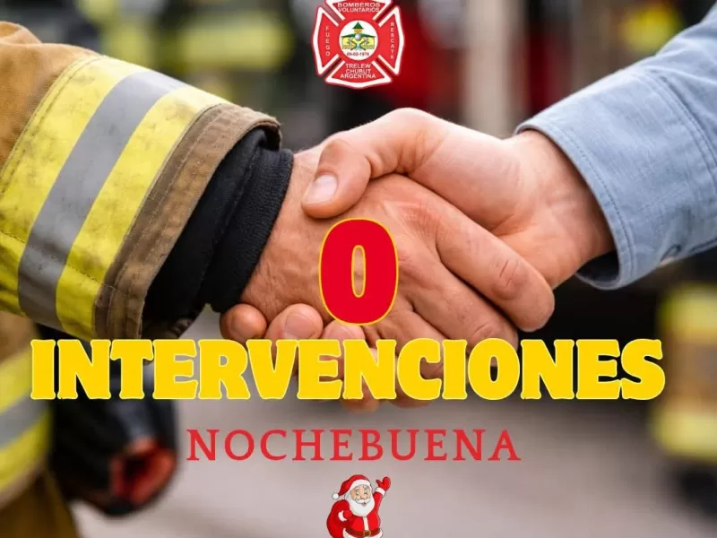 Trelew vivi&oacute; una noche navide&ntilde;a en paz y sin incidentes