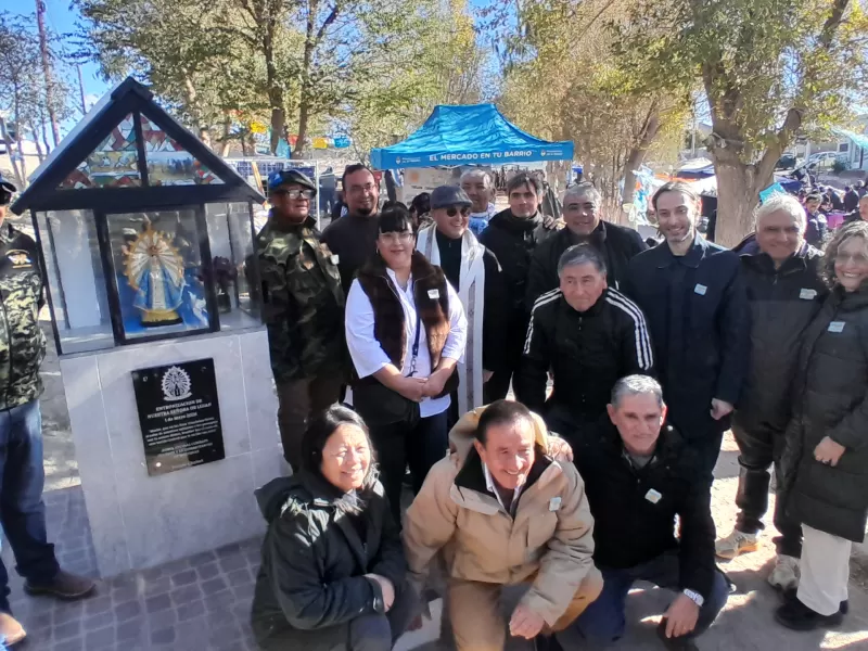 Vecinos de Corradi celebraron aniversario de la 