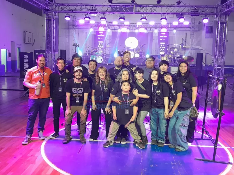 Exitosa segunda jornada del "Patagonia Drum Fest 2025"