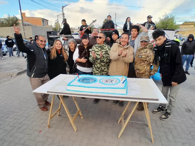 Vecinos de Corradi celebraron aniversario de la 
