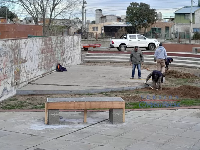 Un "anfiteatro para todos" en la Escuela N&deg;744