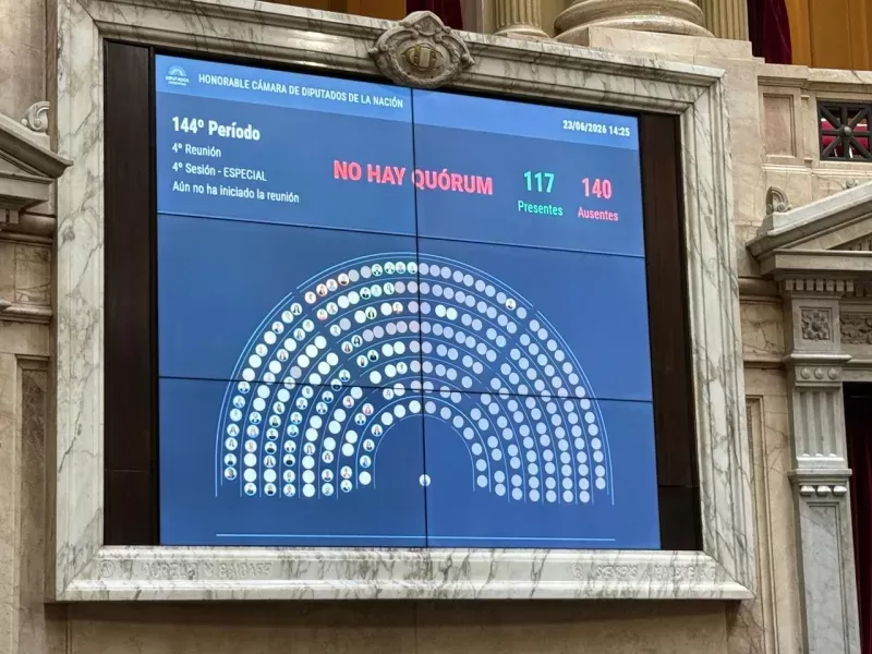 Se cay&oacute; la sesi&oacute;n para avanzar en la interpelaci&oacute;n de Adorni