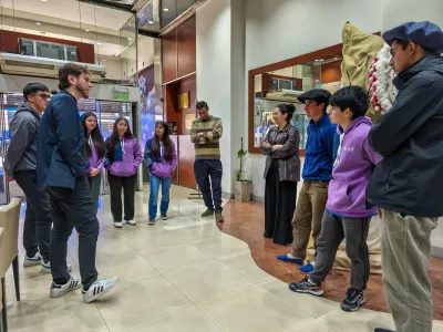 Estudiantes de Lagunita Salada visitaron la Casa del Chubut