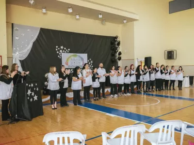 La diputada Tamame presente en celebración de la Escuela N°552