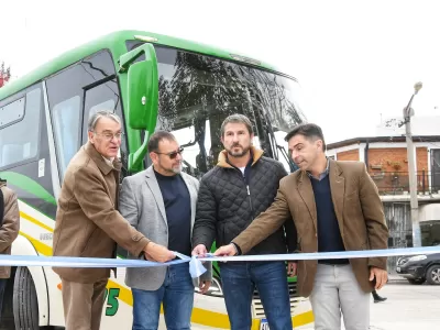 Merino inauguró mejoras en la Terminal de Ómnibus