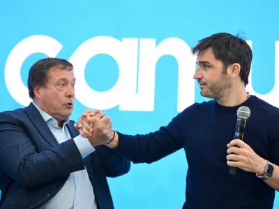 Torres y Weretilneck inauguraron la Planta Compresora Holdich