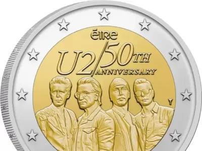 Irlanda lanz&oacute; moneda para celebrar los 50 a&ntilde;os de U2