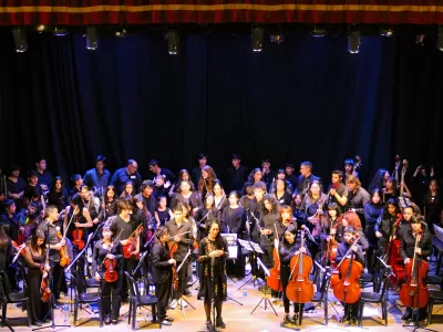 La Orquesta del Barrio Inta se presenta en el Teatro Español de Trelew