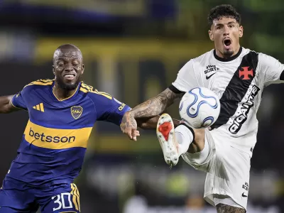 Boca tuvo su martes 13 y cay&oacute; ante Vasco da Gama