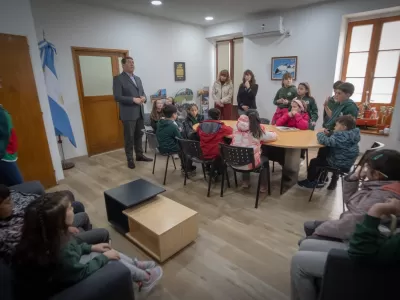 Estudiantes de Trevelin visitaron la ciudad Capital
