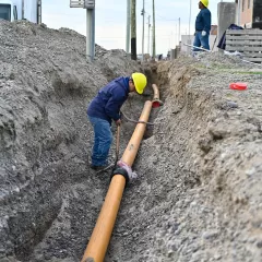 Avanza la obra de gas para m&aacute;s de 700 familias