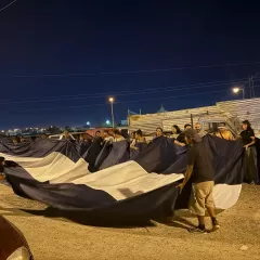 Se present&oacute; la Agrupaci&oacute;n 10 de Abril