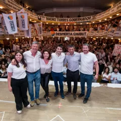 Con Torres a la cabeza, Despierta Chubut cerró la campaña en Trelew