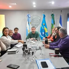 Merino se reuni&oacute; con concejales y Luz y Fuerza por la Cooperativa El&eacute;ctrica