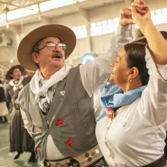 La Danza folcl&oacute;rica de Rawson en los Juegos Chubutenses para Personas Mayores